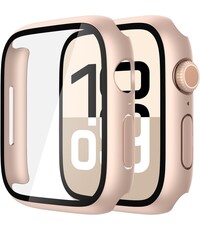 Ntech Screen Protector - Hoesje Rose Goud Geschikt voor Apple Watch Series