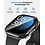 Ntech Screen Protector - Hoesje Transparant 42mm Geschikt voor Apple Watch Series 10 & Series 11 - 42mm Beschermmend Hoesje Full Cover Hard Case