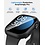 Ntech Screen Protector - Hoesje Zwart 42mm Geschikt voor Apple Watch Series 10 & Series 11 - 42mm Beschermmend Hoesje Full Cover Hard Case
