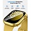 Ntech Screen Protector - Hoesje Goud 42mm Geschikt voor Apple Watch Series 10 & Series 11 - 42mm Beschermmend Hoesje Full Cover Hard Case