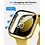 Ntech Screen Protector - Hoesje Goud 42mm Geschikt voor Apple Watch Series 10 & Series 11 - 42mm Beschermmend Hoesje Full Cover Hard Case