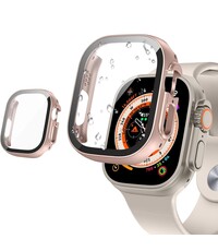Ntech Screen Protector - Hoesje Rose Goud 49mm Geschikt voor Apple Watch