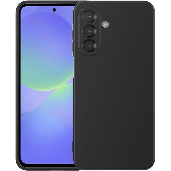 Ntech Hoesje geschikt voor Samsung Galaxy A27 5G hoesje Siliconen cover Zwart backcover