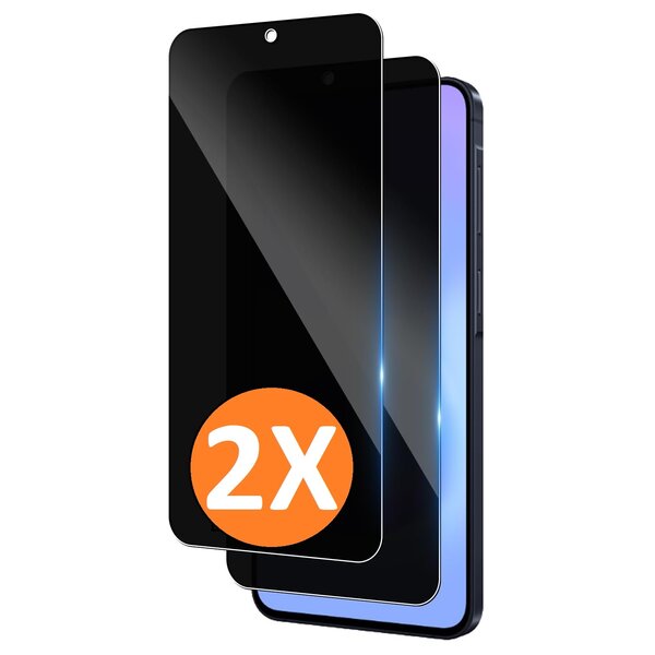 Ntech Privacy Screenprotector - Geschikt voor Samsung A27 / A57 / A36 Screenprotector Privacy Bescherm Glas - 2 Stuks - Screenprotector Geschikt voor Samsung Galaxy A27/A37/A57/S24 FE 5G Privacy Screenprotector Tempered Glass