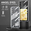 Ntech Hoesje Geschikt Voor Samsung Galaxy A57 hoesje met pasjeshouder transparant Shock proof case met Kaarthouder