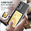 Ntech Hoesje Geschikt Voor Samsung Galaxy A57 hoesje met pasjeshouder transparant Shock proof case met Kaarthouder