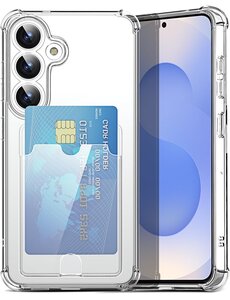 Ntech Hoesje Geschikt Voor Samsung Galaxy A37 hoesje met pasjeshouder