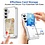 Ntech Hoesje Geschikt Voor Samsung Galaxy A57 hoesje met pasjeshouder transparant Shock proof case met Kaarthouder