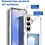 Ntech Hoesje Geschikt Voor Samsung Galaxy A57 hoesje met pasjeshouder transparant Shock proof case met Kaarthouder