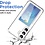 Ntech Hoesje Geschikt Voor Samsung Galaxy A57 hoesje met pasjeshouder transparant Shock proof case met Kaarthouder