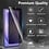 Ntech Screenprotector - Geschikt voor Samsung S26 FE Screenprotector Privacy Bescherm Glas - 2 Stuks - Screenprotector Geschikt voor Samsung Galaxy S26 FE / S25FE / S24 FE 5G Privacy Screenprotector Tempered Glass