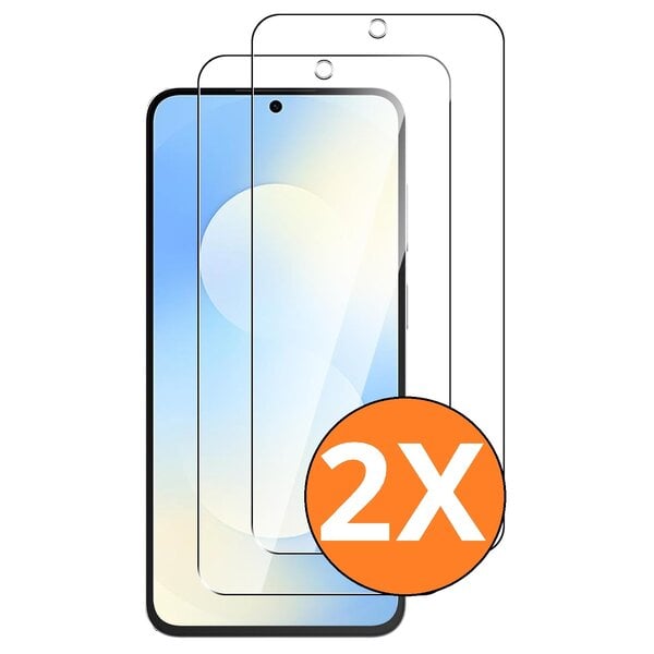 Ntech Screenprotector Geschikt voor Samsung Galaxy S26 FE / S25 FE / S24 FE - Beschermglas - gehard glas – tempered glass - 2 Stuks