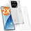 Ntech Hoesje geschikt voor Xiaomi Mi 15 Hoesje transparant - Anti Shock silicone hoesje Xiaomi Mi 15 case met 2 Pack Screenprotector tempered glass voor Xiaomi Mi 15