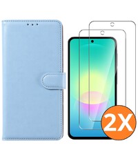 Ntech Hoesje geschikt voor Samsung Galaxy A27 5G Hoesje Blauw