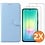 Ntech Hoesje geschikt voor Samsung Galaxy A27 5G Hoesje Blauw met Pasjeshouder + 2x Screenprotector Tempered Glass – Schokbestendige Wallet Telefoonhoes