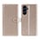 Ntech Hoesje geschikt voor Samsung Galaxy A27 5G Hoesje Goud met Pasjeshouder + 2x Screenprotector Tempered Glass – Schokbestendige Wallet Telefoonhoes