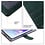 Ntech Hoesje geschikt voor Samsung Galaxy A27 5G Hoesje Groen met Pasjeshouder + 2x Screenprotector Tempered Glass – Schokbestendige Wallet Telefoonhoes