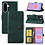Ntech Hoesje geschikt voor Samsung Galaxy A27 Hoesje Groen Bookcase – Ntech Wallet Case met Pasjeshouder & Magneetsluiting Beschermhoes – Schokbestermende Flip Cover
