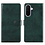 Ntech Hoesje geschikt voor Samsung Galaxy A27 Hoesje Groen Bookcase – Ntech Wallet Case met Pasjeshouder & Magneetsluiting Beschermhoes – Schokbestermende Flip Cover