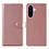 Ntech Hoesje geschikt voor Samsung Galaxy A27 Hoesje Rose Goud Bookcase – Ntech Wallet Case met Pasjeshouder & Magneetsluiting Beschermhoes – Schokbestermende Flip Cover
