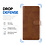 Ntech Hoesje geschikt voor Samsung Galaxy A27 Hoesje Bruin Bookcase – Ntech Wallet Case met Pasjeshouder & Magneetsluiting Beschermhoes – Schokbestermende Flip Cover