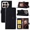 Ntech Hoesje geschikt voor Xiaomi 15T Pro Hoesje Zwart Bookcase – Ntech Wallet Case met Pasjeshouder & Magneetsluiting Beschermhoes – Schokbestermende Flip Cover