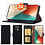 Ntech Hoesje geschikt voor Xiaomi Redmi Note 13 Pro 5G Hoesje Zwart met Pasjeshouder + 2x Screenprotector Tempered Glass – Schokbestendige Wallet Telefoonhoes