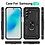 Ntech Hoesje Geschikt voor Samsung Galaxy A27 Hoesje – Zwart Hybride Armor Anti-Shock Hoes met Draaibare Ringhouder – Inclusief 2x Screenprotector