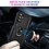 Ntech Hoesje Geschikt voor Samsung Galaxy A27 Hoesje – Zwart Hybride Armor Anti-Shock Hoes met Draaibare Ringhouder – Inclusief 2x Screenprotector