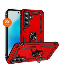Ntech Hoesje Geschikt voor Samsung Galaxy A27 Hoesje – Rood