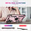 Ntech Hoesje Geschikt voor Samsung Galaxy A27 Hoesje – Rose Goud Hybride Armor Anti-Shock Hoes met Draaibare Ringhouder – Inclusief 2x Screenprotector