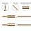 Ntech Ntech AUX Kabel 3,5 mm naar 3,5 mm – Male naar Male – Universeel – Goud – 1 Meter