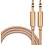 Ntech Ntech AUX Kabel 3,5 mm naar 3,5 mm – Male naar Male – Universeel – Goud – 1 Meter