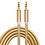 Ntech Ntech AUX Kabel 3,5 mm naar 3,5 mm – Male naar Male – Universeel – Goud – 1 Meter