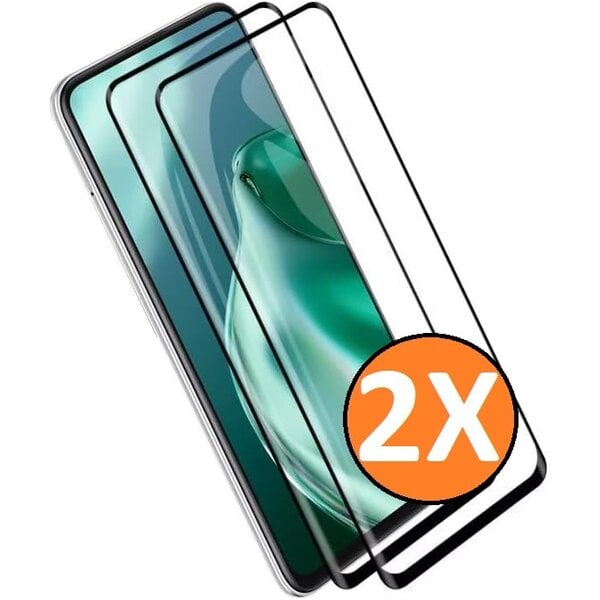Ntech Full Cover Screenprotector geschikt voor Samsung Galaxy A27 / A17 / A26 5G Zwart 2pack | Volledige Beschermglas Tempered Glass | Samsung Galaxy A27 5G Screenprotector