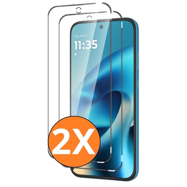 Ntech Screenprotector Geschikt voor Motorola Moto G87/G67/G77 5G Screenprotector - 2 Stuks Glas Gehard Motorola Moto G87/G67/G77 5G Tempered Glass