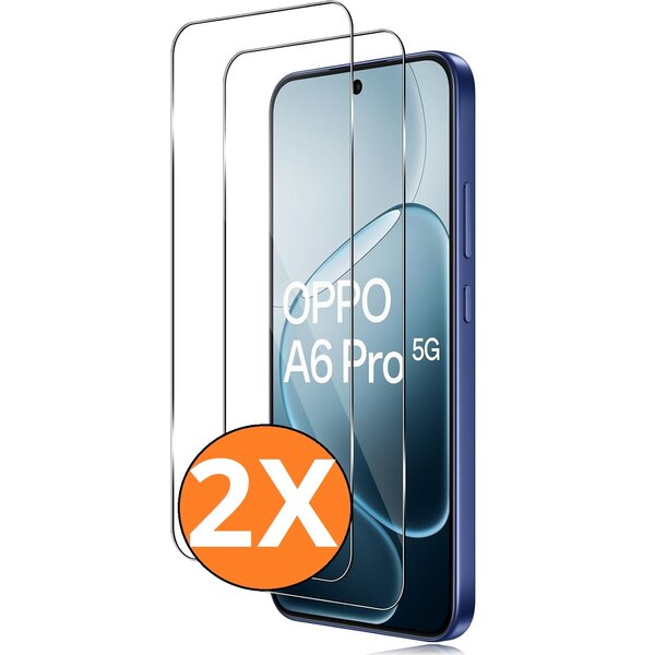 Ntech Screenprotector Geschikt voor Oppo A6 Pro/OPPO Find X9/X8/Relame16/Honor Magic 8 5G/4G Screenprotector - 2 Stuks Glas Gehard Oppo A6 5G/A6 Pro 5G Tempered Glass