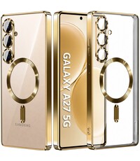 Ntech Hoesje Geschikt voor Samsung Galaxy A27 Hoesje Goud