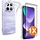 Ntech Hoesje Geschikt voor Xiaomi Redmi Note 15 5G/4G/Poco M8 5G- transparant Anti Shock silicone hoesje met 1 Stuk Screenprotector tempered glass