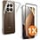 Ntech Hoesje Geschikt voor Xiaomi Redmi Note 15 Pro+/15 Pro Plus/Poco M8 Pro 5G- transparant Anti Shock silicone hoesje met 1 Stuk Screenprotector tempered glass
