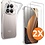 Ntech Hoesje Geschikt voor Xiaomi Redmi Note 15 Pro 5G - transparant Anti Shock silicone hoesje met 2 Pack Screenprotector tempered glass