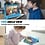 Ntech Tablet Hoes voor Samsung Galaxy Tab A11 / Tab A9 8.7 Inch – Kidsproof Kinderhoes met Handvat – Schokbestendige Beschermhoes – Blauw - Ntech