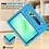 Ntech Tablet Hoes voor Samsung Galaxy Tab A11 / Tab A9 8.7 Inch – Kidsproof Kinderhoes met Handvat – Schokbestendige Beschermhoes – Blauw - Ntech