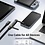 Ntech Ntech USB-C Kabel 1,5m – 240W Snellaadkabel met Ingebouwde Standaard, Data Kabel voor iPhone 17/16/15 Pro, Samsung Galaxy S26 Ultra / S25/S24 Ultra/A57/A37/A27/A17/A18/A36, Tablets en Powerbanks