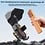 Ntech Fiets Telefoonhouder 2-in-1 – Universele GSM Houder met Zonneklep voor Fiets, E-bike, Fatbike, Motor & Scooter - Accessoires – 360° Draaibaar met Safety Lock en Anti-Schok Systeem - Ntech