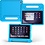 Ntech Tablet Hoes voor Samsung Galaxy Tab A11 Plus / Tab A9 Plus Hoes Blauw – Kidsproof Kinderhoes met Handvat – Schokbestendige Beschermhoes - Ntech