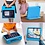 Ntech Tablet Hoes voor Samsung Galaxy Tab A11 Plus / Tab A9 Plus Hoes Blauw – Kidsproof Kinderhoes met Handvat – Schokbestendige Beschermhoes - Ntech