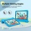 Ntech Tablet Hoes voor Samsung Galaxy Tab A11 Plus / Tab A9 Plus Hoes Oranje – Kidsproof Kinderhoes met Handvat – Schokbestendige Beschermhoes - Ntech
