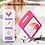 Ntech Tablet Hoes voor Samsung Galaxy Tab A11 Plus / Tab A9 Plus Hoes Roze – Kidsproof Kinderhoes met Handvat – Schokbestendige Beschermhoes - Ntech