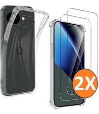 Ntech Hoesje Geschikt voor Google Pixel 10a - transparant Anti Shock